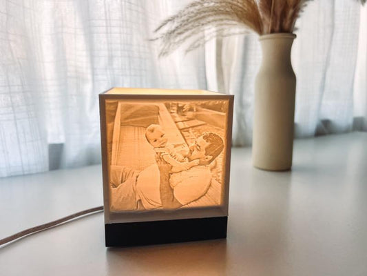 Personalized Picture Lamp without a top